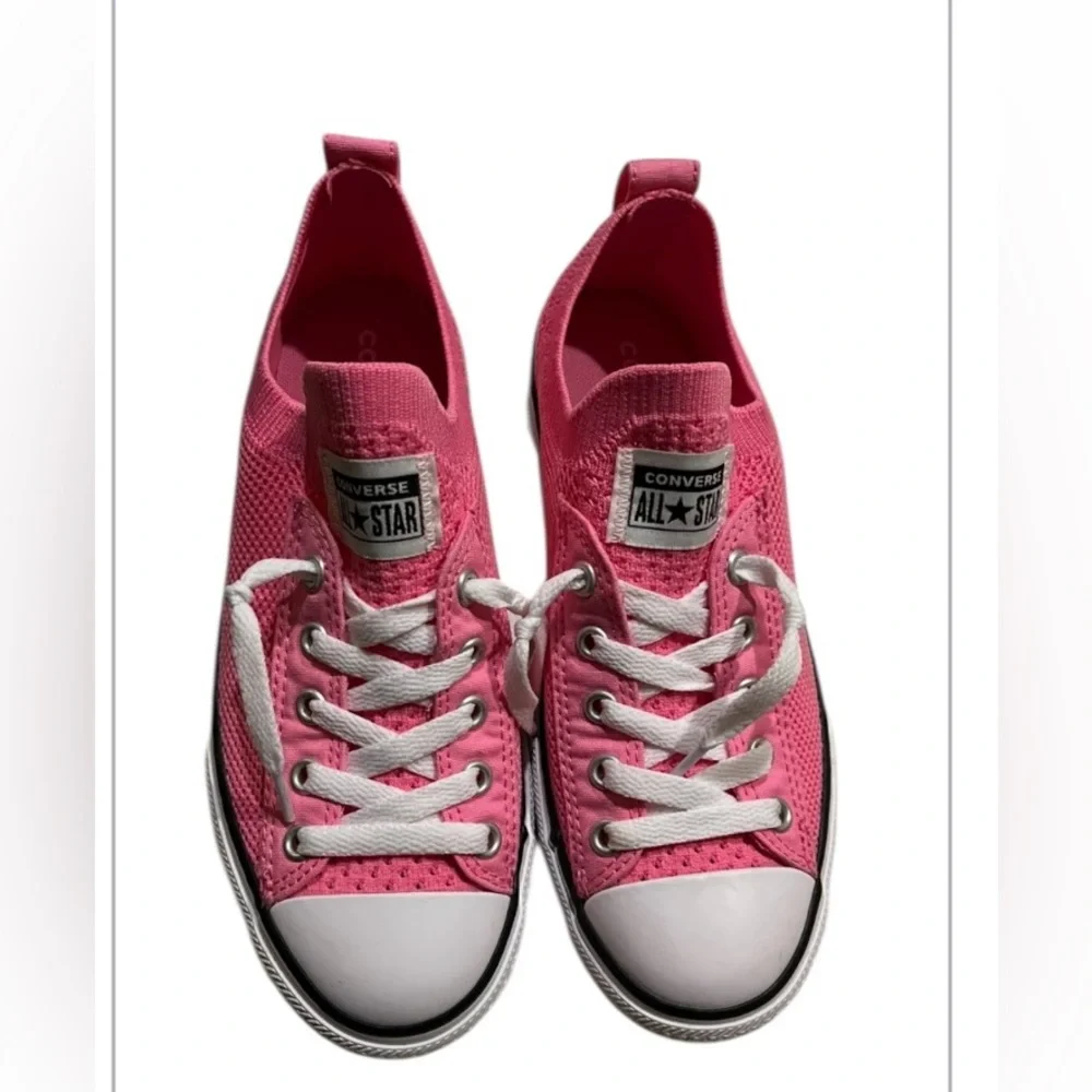 GIRLS CONVERSE ALL STAR SNEAKERS - Picture 7 of 11